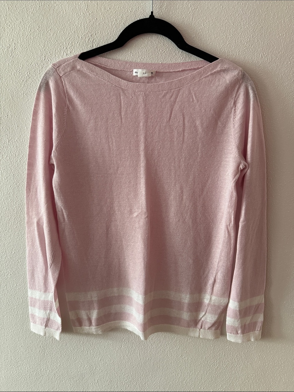 Club Monaco Pale Pink Crewneck Sweater